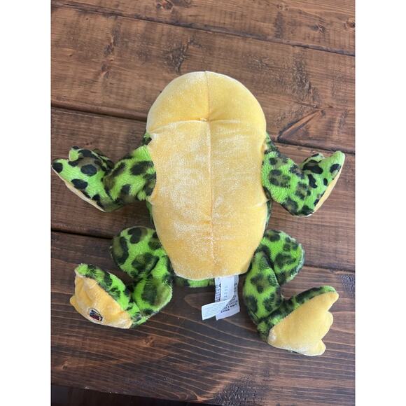 Ganz Webkinz 10” Plush Frog BullFrog Green Black Spots Stuffed Animal NO CODE - Picture 9 of 12
